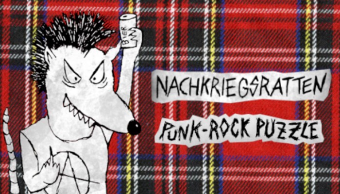 Nachkriegsratten Punk-Rock Puzzle Logo