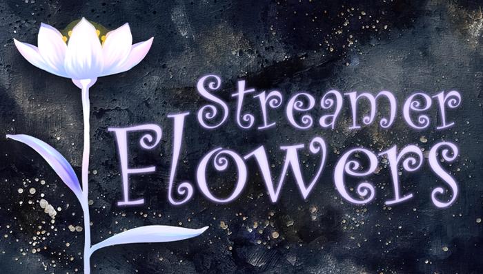 Streamer Flowers Banner