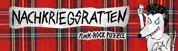 Nachkriegsratten Punk-Rock Puzzle Logo