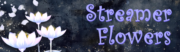 Streamer Flowers Banner